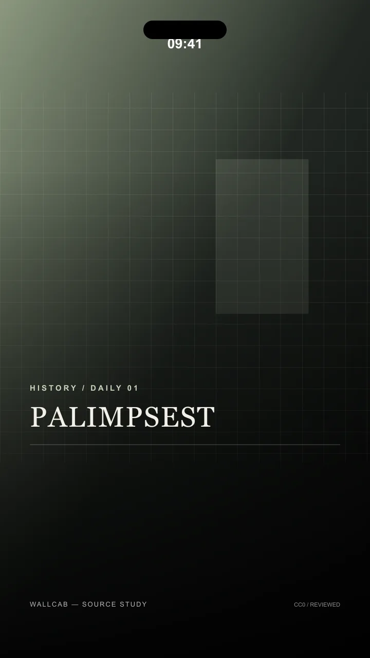 PALIMPSEST, a History wallpaper in the Grid theme